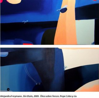 Alejandra Freymann, Sin título, 2009. Óleo sobre lienzo, Pepe Cobo y cía — Cortesía del Museo Patio Herreriano
