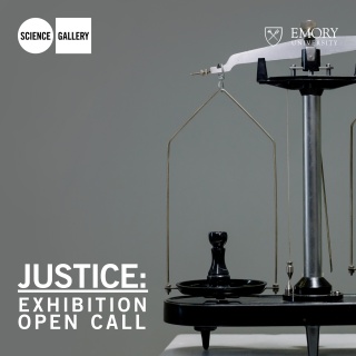 Imagen promocional de la exposición JUSTICE