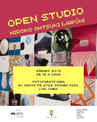 Open studio de Hiroko Ohtsuki | Residencia artística FotoCreativaBA