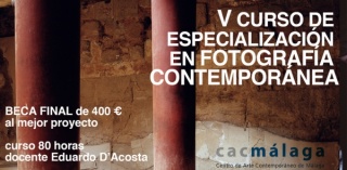 Cartel de la V edición Curso Foto Málaga