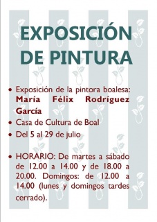 "EXPOSICION DE PINTURA" BOAL 2012