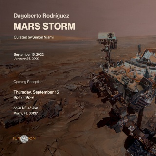 Cartel de "Dagoberto Rodríguez: Mars Storm"