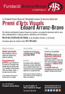 III PREMI D\'ARTS VISUALS EDUARD ARRANZ-BRAVO