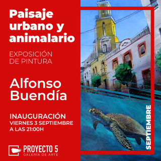 Cartel exposición Alfonso Buendía
