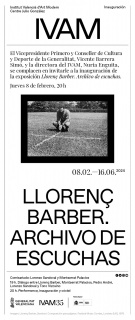 Llorenç Barber. Archivo de escuchas