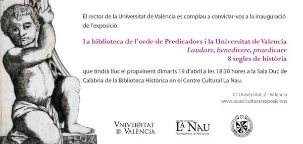 La biblioteca de l´orde de Predicadors i la Universitat de Valencia