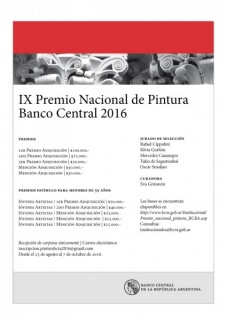 IX Premio Nacional de Pintura Banco Central 2016