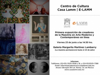 Primera exposición de creadores de la Maestría en Arte Moderno y Contemporáneo en línea