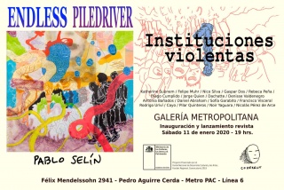 Pablo Selín. Endless piledriver / Instituciones violentas