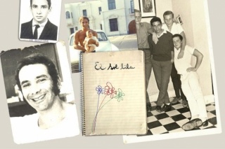 Fotografías de los archivos de Carlos Hernández e Igor Larco. Imagen de uno de los cuadernos, cortesía de Edgar O’Hara. (Collage: Jenny La Fuente)
