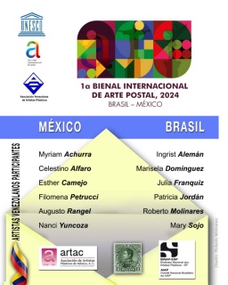 1° Bienal Internacional de Arte Postal 2024 Mexico - Brasil