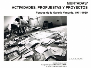 Muntadas / Actividades, propuestas y proyectos. Fondos de la Galería Vandrés, 1971-1980