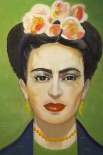 Frida Kahlo interpretada por Michèle Carrandié