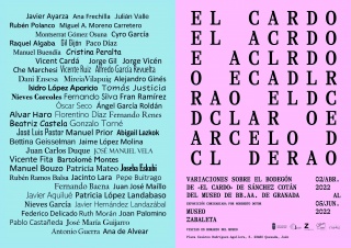 El Cardo. Variaciones sobre el bodegón de Sánchez Cotán del Museo de BBAA de Granada