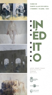 Cartel de la exposición INÉDITO, de Pedro Cano