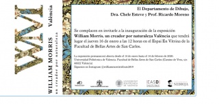 William Morris, un creador por naturales València