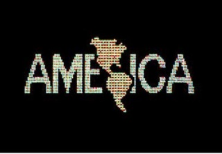Alfredo Jaar, Logo for America, (Detalle) 1995. Cibacrhrome montado sobre acrílico, 61x61 cm