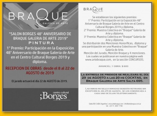 Salón Borges 48° aniversario de Braque Galería de Arte pintura2019