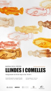 Cartel de la exposición "Llindes i comelles"
