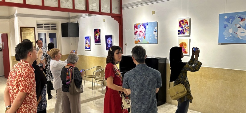 La Alianza Francesa de Penang - Malasia, expone «Arte digital, cultura digital» de Houda Bakkali