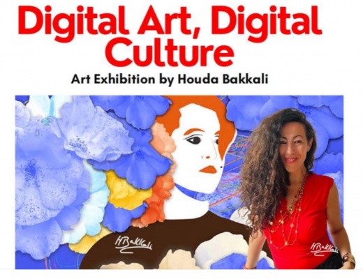 La Alianza Francesa de Penang - Malasia, expone «Arte digital, cultura digital» de Houda Bakkali