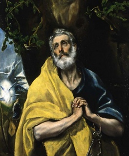 El Greco, Las lágrimas de San Pedro, hacia 1580