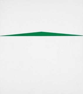 Carmen Herrera (b. 1915), Blanco y Verde, 1959. Acrylic on canvas, 68 1/8 × 60 1/2 in. (173 × 153.7 cm). Whitney Museum of American Art, New York; purchase, with funds from the Painting and Sculpture Committee 2014.63 © Carmen Herrera; courtesy Lisson Gal