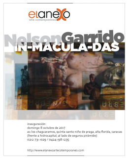 IN-MACULA-DAS. Imagen cortesía El Anexo/Arte Contemporáneo