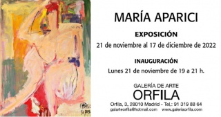 Flyer María Aparici