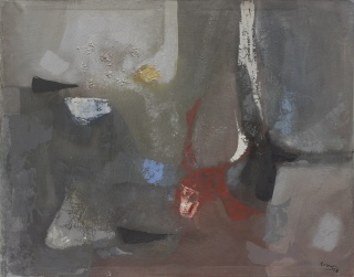 Antonio Suárez. Pintura, 1958. Museo de Bellas Artes de Asturias — Cortesía del Museo de Bellas Artes de Asturias