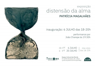 'Distensão da Alma' exposição de desenhos de Patrícia Magalhães