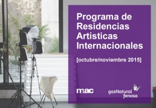 Programa de residencias artísticas internacionales. Convocatoria octubre/noviembre 2015