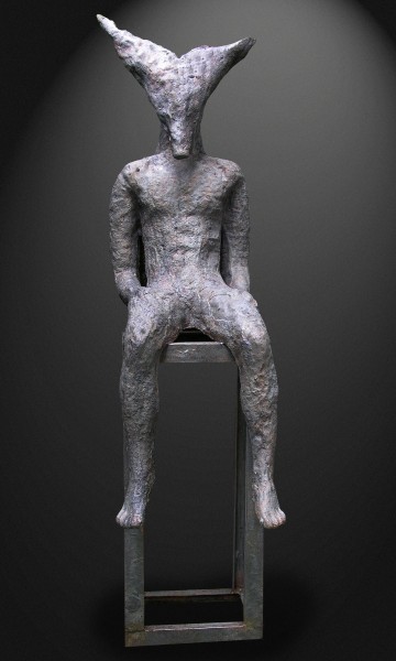 Magdalena Abakanowicz, Osiel 2005-2006, bronce, 226 x 58 x 90 cm