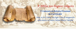 A Biblia nas linguas vulgares. V Centenario da Reforma Protestante
