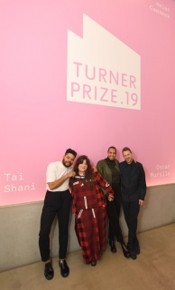 Oscar Murillo, Tai Shani, Helen Cammock y Lawrence Abu Hamdan. Photo: Stuart C Wilson/Getty Images. Cortesía del Turner Contemporary.
