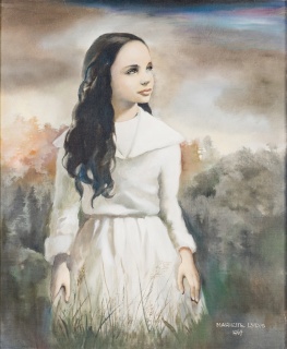 La niña que yo fui, 1967. Oleo sobre tela. 74x60 cm. Colección Sívori