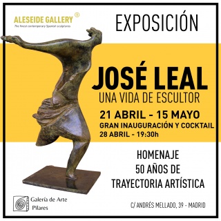 Cartel exposición José Leal