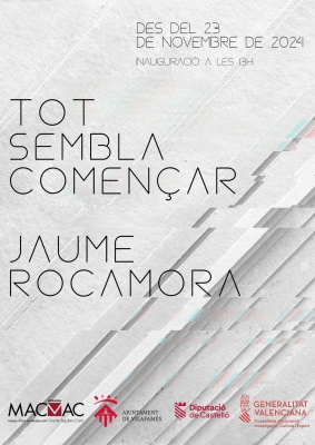 Tot sembla començar. Jaume Rocamora