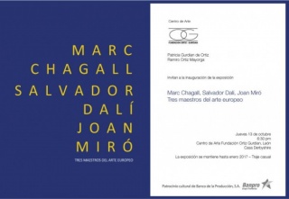 Tres Maestros del Arte Europeo: Marc Chagall, Salvador Dalí y Joan Miró