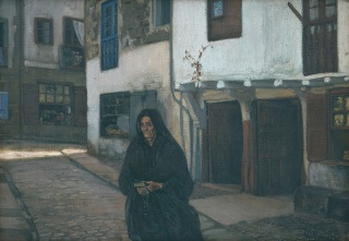Diego Rivera, Vizcaya, 1907. Óleo sobre tela, 55.5x79.7 cm. Estimado: $10,900,000-15,000,000 MXN. Lote 97 – Cortesía de Morton Subastas