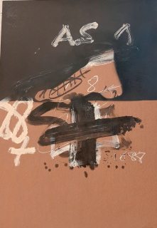 Antoni Tàpies: Escultures i Relleus Muraux, 1986. Cortesía de la Galería Cortina