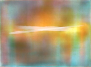 Untitled 23A, La mucha luz, 2014 91x124 cm Acrílico sobre tela