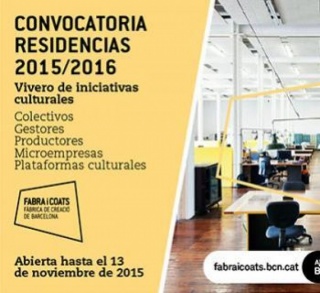 Convocatoria Residencias 2015/2016: Vivero de iniciativas culturales