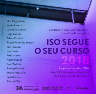 Iso segue o seu curso 2018