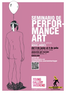 Seminario de performance art Young Gallery Weekend