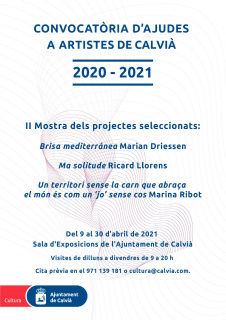 Convocatòria d'ajudes a artistes 2020-2021
