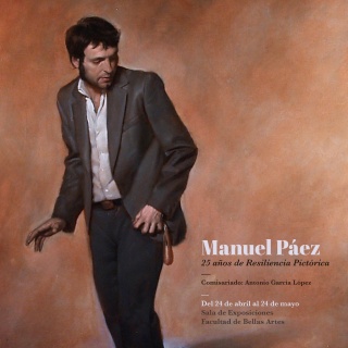 Cartel exposición Manuel Páez. 25 años de resiliencia pictórica