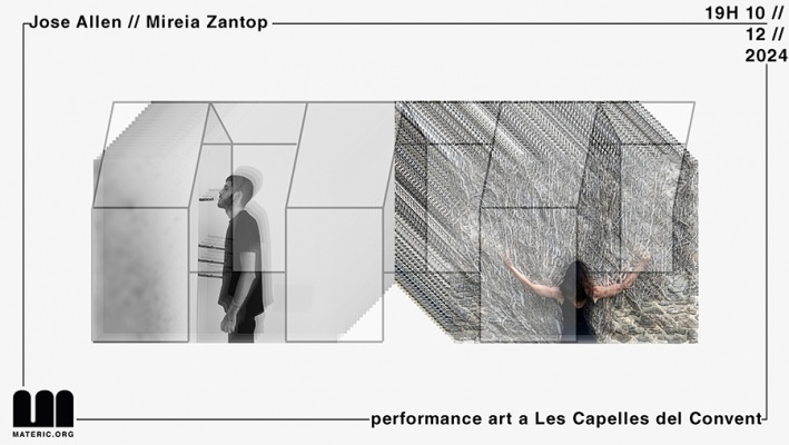 Jose Allen i Mireia Zantop performance art 22cubic Barcelona