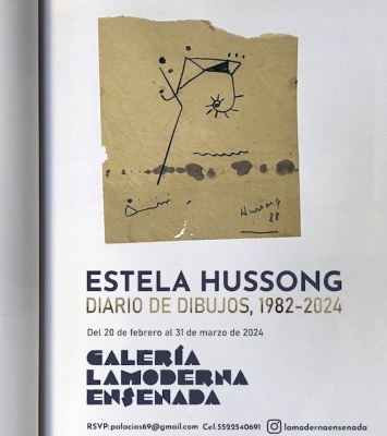 Estela Hussong. Diario de dibujos, 1982-2024