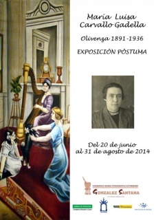 María Luisa Carvallo Gadella (Olivenza, 1891-1936): exposición póstuma